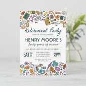 Invitation de la fête de retraite des enseignants (Debout devant)