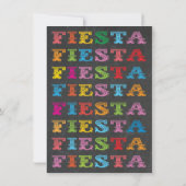 Invitation de la fête de retraite Fiesta mexicaine (Dos)