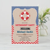 Invitation de la fête de retraite nautique (Debout devant)