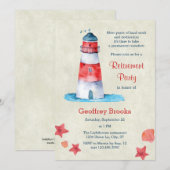 Invitation de la fête de retraite nautique du phar (Devant / Derrière)