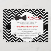 Invitation de la fête de révélation de genre de la (Devant / Derrière)