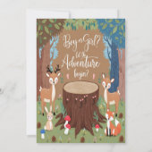 Invitation de la fête de révélation du genre anima (Dos)