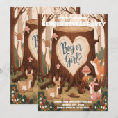 Invitation de la fête de révélation du genre anima (Devant / Derrière)