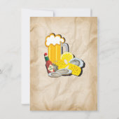 Invitation de la fête de Shucking Oyster (Dos)