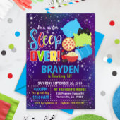 Invitation de la fête de Sleepover