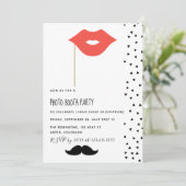 Invitation de la fête de stand de photos (Debout devant)