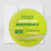 Invitation de la fête de tennis (Devant)