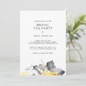 Invitation de la fête de thé de la mariée tropical (Debout devant)