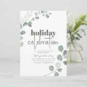 Invitation de la fête de vacances avec les Verts (Debout devant)