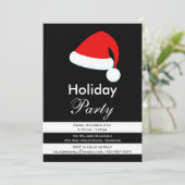 Invitation de la fête de vacances de Père Noël mod (Debout devant)