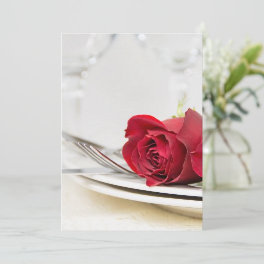 Invitation de la fête de Valentines (Debout devant)