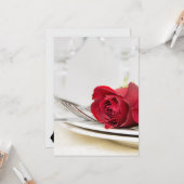 Invitation de la fête de Valentines (Devant/Arrière en situation)