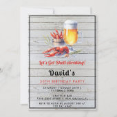 Invitation de la fête d'ébullition de la langouste (Devant)