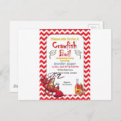 Invitation de la fête d'ébullition de l'écrevisse (Devant / Derrière)