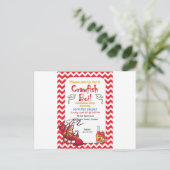 Invitation de la fête d'ébullition de l'écrevisse (Debout devant)