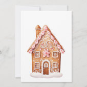 Invitation de la fête d'échange de cookies de vaca (Dos)