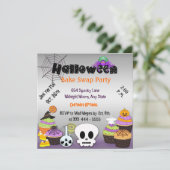 Invitation de la fête d'échange de gâteaux d'Hallo (Debout devant)