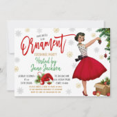 Invitation de la fête d'échange d'ornement de vaca (Devant)