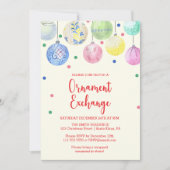 Invitation de la fête d'échange d'ornement de vaca (Devant)