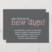 Invitation de la fête Décontractée du réchauffemen (Devant / Derrière)