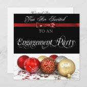 Invitation de la fête d'engagement (Devant / Derrière)