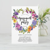 invitation de la fête d'engagement à la floraison (Debout devant)