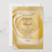 Invitation de la fête d'engagement de la Rose blan (Devant)