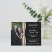 Invitation de la fête d'engagement photo (Debout devant)