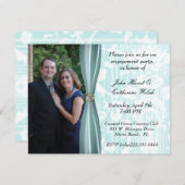 Invitation de la fête d'engagement photo (Devant / Derrière)