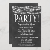 Invitation de la Fête d'entreprise du tableau de b (Devant / Derrière)