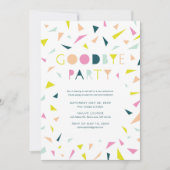 Invitation de la fête des adieux (Devant)