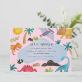 Invitation de la fête des Anniversaires de enfants (Debout devant)