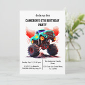 Invitation de la fête des Anniversaires de enfants (Debout devant)