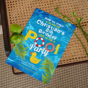 Invitation de la fête des Anniversaires de enfants