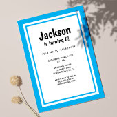 Invitation de la fête des Anniversaires de enfants