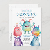 Invitation de la fête des Anniversaires de enfants (Devant / Derrière)