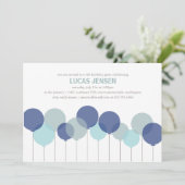 Invitation de la fête des ballons (Debout devant)