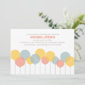 Invitation de la fête des ballons (Debout devant)