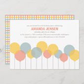 Invitation de la fête des ballons (Devant / Derrière)