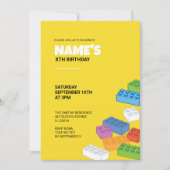 Invitation de la fête des blocs de construction (Devant)