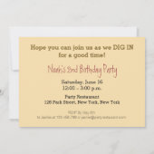 Invitation de la fête des camions du 2e anniversai (Dos)