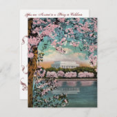 Invitation de la fête des cerisiers en fleurs (Devant / Derrière)