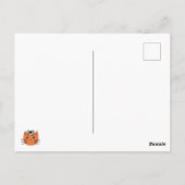 Invitation de la fête des chats d'Halloween (Dos)