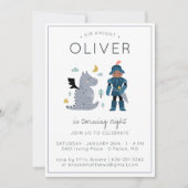 Invitation de la fête des Chevaliers et Dragons (Devant)