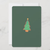 Invitation de la fête des cookies de Noël (Dos)