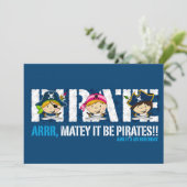 Invitation de la fête des Cute Pirates (Debout devant)