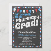 Invitation de la Fête des diplômés en pharmacie Ro (Devant)