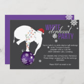 Invitation de la fête des éléphants blancs | Viole (Devant / Derrière)