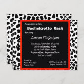 Invitation de la fête des Empreintes de léopard de (Devant / Derrière)