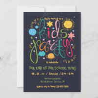 Invitation de la fête des enfants